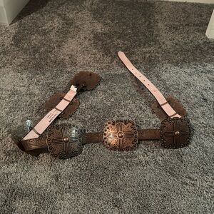 Beautiful bronze concho belt